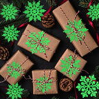 Christmas Snowflake Ornament Glow in the Dark Decorations- 36Pcs Luminous Plastic Snowflake Ornaments for, alternate view 6