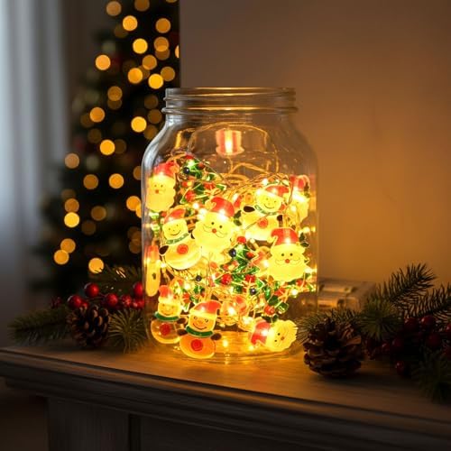 Christmas String Lights, 10 FT 20 LED New Year Fairy Lights Decorattions, alternate view 3