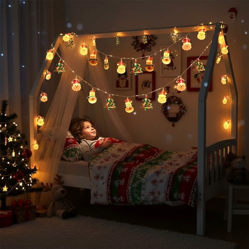 Christmas String Lights, 10 FT 20 LED New Year Fairy Lights Decorattions, alternate view 4