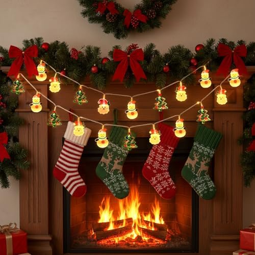 Christmas String Lights, 10 FT 20 LED New Year Fairy Lights Decorattions, alternate view 5