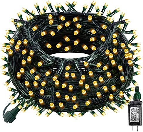 Christmas String Lights, 100 LED 33 FT Connectable Fairy Lights with 8 Modes, Waterproof Christmas Decorations