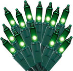 Christmas String Lights, 150 Count 33 FT Incandescent Mini Green Wire Fairy Light, 120V UL Certified Connectable
