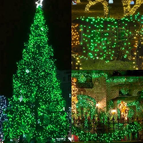 Christmas String Lights, 150 Count 33 FT Incandescent Mini Green Wire Fairy Light, 120V UL Certified Connectable, alternate