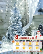 Christmas String Lights,403FT 1200 LED Cold White Fairy Light Bedroom Decor, alternate view 3