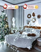 Christmas String Lights,403FT 1200 LED Cold White Fairy Light Bedroom Decor, alternate view 4