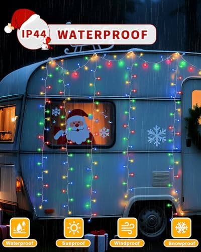 Christmas String Lights,403FT 1200 LED Multicolor Fairy Light Bedroom Decor, alternate view 6