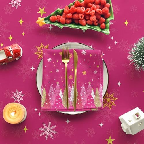 Christmas Tablecloth 60 x 104 Inch Rectangular Christmas Trees in 60 x 104 Inch, alternate view 5
