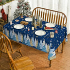 Christmas Tablecloth 60 x 120 Inch Rectangular Christmas Trees in 60 x 120 Inch, alternate view 2