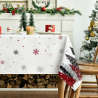 Christmas Tablecloth 60 x 84 Inch Rectangular Christmas Trees in 60 x 84 Inch, alternate view 3