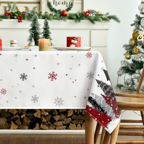 Christmas Tablecloth 60 x 84 Inch Rectangular Christmas Trees in 60 x 84 Inch, alternate view 3