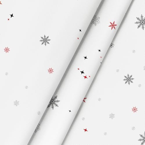 Christmas Tablecloth 90 x 90 Inch Round Red Snowman Pine Snow in 90 x 90 Inch, alternate view 5