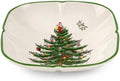 Christmas Tree - Christmas Tree Sculpted Square Dish in Small in Multicolor