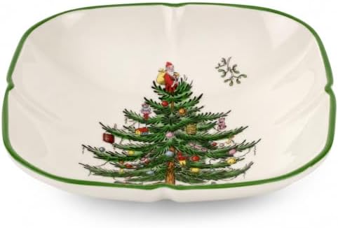 Christmas Tree - Christmas Tree Sculpted Square Dish in Small in Multicolor