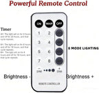 Christmas Tree Lights, 448 LED Christmas Waterfall Tree Topper Lights with 8 Lighting Modes & Remote, 8.2FT X 16, alternate