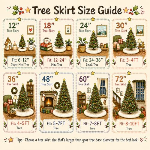 Christmas Tree Skirt, 30 Inch White Soft Faux Fur Tree Skirts Plush Christmas Decorations, White Ornaments, alternate view 2