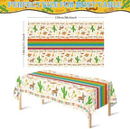Cinco De Mayo Decorations - Fiesta Mexican Party Tablecloth | Cinco De Mayo Table Decorations for Taco Party, alternate view