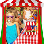Circus Tent Cupcake Stand Red White Carnival Dessert Display, alternate view 6