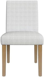 Classic Parsons Dining Chair - Cream Mini Grid Pattern (Single Pack) in Single Pack in Cream Mini Grid Pattern, alternate