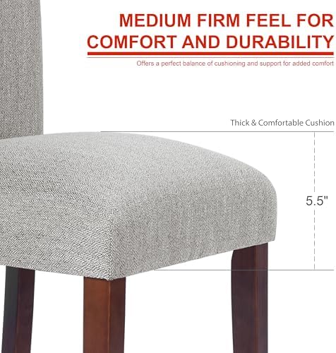 Classic Parsons Dining Chair - Light Gray (Single Pack), alternate view 3