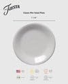 Classic Salad Plate (7.25") - Durable Ceramic, Lead-Free, Dishwasher/Microwave/Oven Safe - Made in USA, alternate view 2