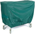Classic Serving Cart Cover, Vinyl, 50W x 30D x 34H, Green in Green
