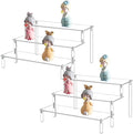 Clear 3 Tier Acrylic Cupcake Display Stand, Collection Organizer Shelf, Desserts Holder, Acrylic Display Riser