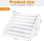 Clear Acrylic 7-Tier Cookie Display Stand, Tiered Dessert Stand for Cupcakes, Cookies & Pastries, Ideal for, alternate view 2