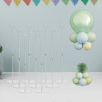 Clear Acrylic Balloon Stands for Centerpieces, 25.6 inch 10 Pack Balloon Centerpiece Stand for Tables, Balloon