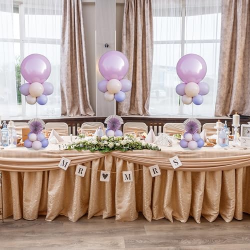Clear Acrylic Balloon Stands for Centerpieces, 25.6 inch 10 Pack Balloon Centerpiece Stand for Tables, Balloon, alternate