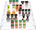 Clear Acrylic Spice Rack for Countertops- 6 Tier in Clear
