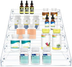 Clear Acrylic Spice Rack for Countertops- 6 Tier in Clear, alternate view 6