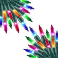 Clear Christmas Lights 2 Pack 20 Feet 100 Counts Multicolor in Multicolor