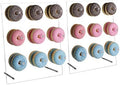 Clear Donut Stands, Acrylic Donut Wall Display Stand, 2 Pack Donut Board for Dessert Table, Bagel Doughnuts