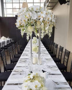 Clear Flower Stand, 40 Inch Tall 10 Inch Dia. Wedding Decoration Table Centerpiece Clear Acrylic Floor Vase, alternate view 2
