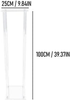 Clear Flower Stand, 40 Inch Tall 10 Inch Dia. Wedding Decoration Table Centerpiece Clear Acrylic Floor Vase, alternate view 3