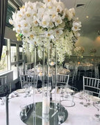 Clear Flower Stand, 40 Inch Tall 10 Inch Dia. Wedding Decoration Table Centerpiece Clear Acrylic Floor Vase, alternate view 4