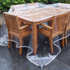 Clear Tarp 8' x 20' PVC 14 Mil Clear Tarps Heavy Duty Waterproof, 400g/m2 Clear Tarps Vinyl with Grommets for, alternate view