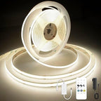 COB LED Strip Light with Remote, Dimmable 24.6FT/7.5M Flexible High Density LED Light,4000K Natural White