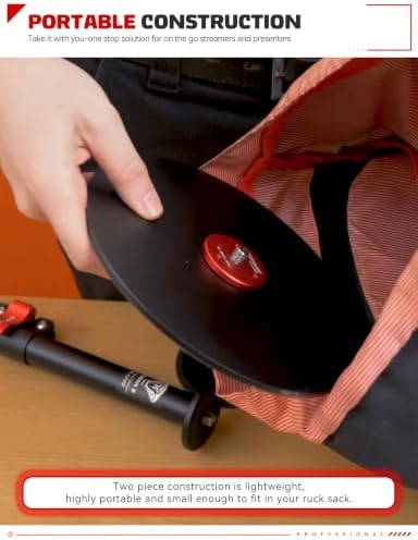 Cobra 2 RB-A200-S Adjustable Round Base Tabletop Monopod, alternate view 7