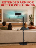 Cobra RB-A400-PE Professional Projector Stand, Heavy Duty Aluminium Tripod Stand with Adjustable Ball Head, 90°, alternate