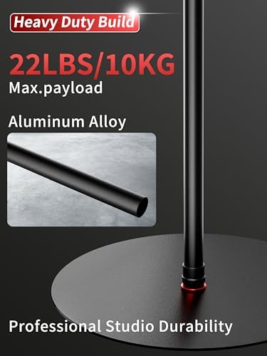 Cobra RB-A500,79" Round Base Monopod, Heavy-Duty Floor Stand with Weighted Base, Adjustable Height, Light Stand, alternate