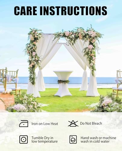 Cocktail Table Covers - 4 Pack 32x43 Inch Table Cloth - Black in 32x43 Inch in Black, alternate view 6