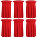 Cocktail Table Covers Skirts High Top Tablecloth Round Spandex Party Red