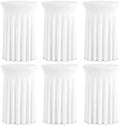 Cocktail Table Covers Skirts High Top Tablecloth Round Spandex Party White