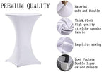 Cocktail Table Covers White, Cocktail Tablecloth 12 Pack 32x43 Inch in 32x43 Inch, alternate view 5