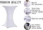 Cocktail Table Covers White, Cocktail Tablecloth 6 Pack 30x42 Inch in 30x42 Inch, alternate view 5