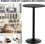 Cocktail Table, Two-in-one Modern Style Standing Circular Bar Table 40"/22" Two Convertible Height Suitable for, alternate