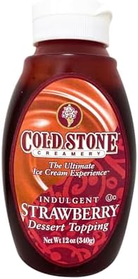 COLD STONE DESSERT TOPPER STRAWBERRY in 11 Fl Oz (Pack of 1)