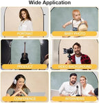 Collapsible Backdrop Beige Cyan Self Tape Podcast Photo Backdrops 170, alternate view 5