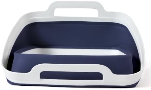 Collapsible Dish Basin with Drain Plug, Foldable Sink, 2.4 Gal (9L), alternate view 4